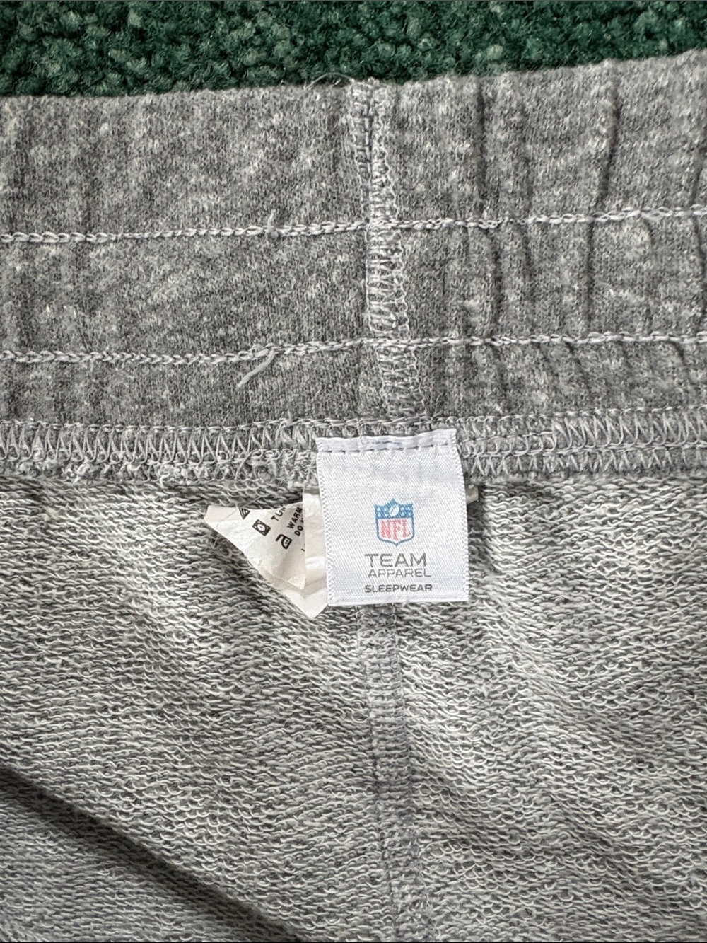 Detroit Lions Men's Gray Athletic Drawstring Shorts - Picture 3 of 4